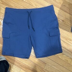 Navy Cargo Shorts for Men